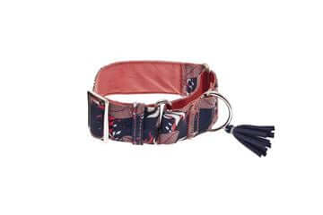 Pink Ferribiella Kami martingale collar for dogs, size S, 3.8x24-37cm, featuring a stylish and adjustable design.