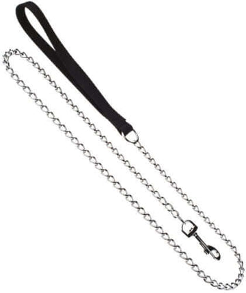 Ferribiella Padded Nylon Handle + Chain 3X80cm 20mm Black - Zue For Pet Supplies Co.
