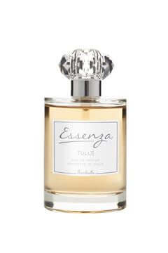 Ferribiella Essenza Tulle perfume bottle, 100ml fragrance with elegant tulle design, displayed in a clear glass bottle.