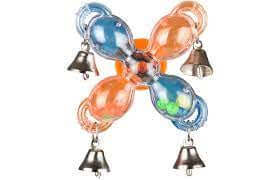 Assorted Flamingo bird accessories including 9x5x11cm Bt Sigma Mill bells for bird cages and enrichment.
