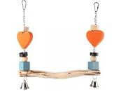 Flamingo Bt Sina Swing+Bells 30X3X32cm - اكسسوارات الطيور - Zue For Pet Supplies Co.