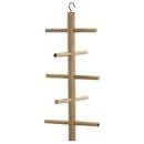 Flamingo climbing tree for birds, 36.5cm, bird accessory with natural wood branches and perches for bird play and activity.