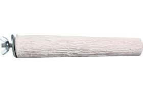 Flamingo Perch Calcium M for birds, a bird accessory with a natural perch design and calcium enrichment, suitable for bird cages.