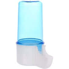 Flamingo Water & Feeding Fountain Neri L Blue/White 13X6cm 220ml - مستلزمات الطيور - Zue For Pet Supplies Co.