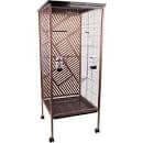 Flamingo Aviary Falco Copper bird house with 63x65x152.5cm dimensions, designed for bird enclosure or shelter.