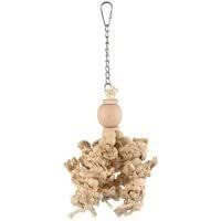 Flamingo Bt Duma Bunch Nature bird toy, 33cm long, colorful and textured for bird entertainment and enrichment.
