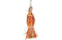 Flamingo Bt Duma Paper Bird Toy, 27cm, colorful paper bird toy designed for bird enrichment and play.
