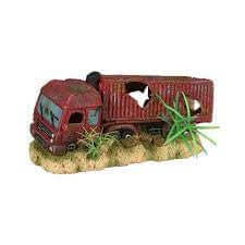 Flamingo Ad Hektor Truck Red 20X11X10cm - اكسسوارات الأسماك - Zue For Pet Supplies Co.