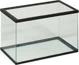Glass Aquarium 40X20X25cm Black - اكسسوارات الأسماك - Zue For Pet Supplies Co.