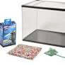 Flamingo Aquarium Set Lollipop 16L fish aquarium with clear glass, 36cm long for freshwater or small aquatic pets.