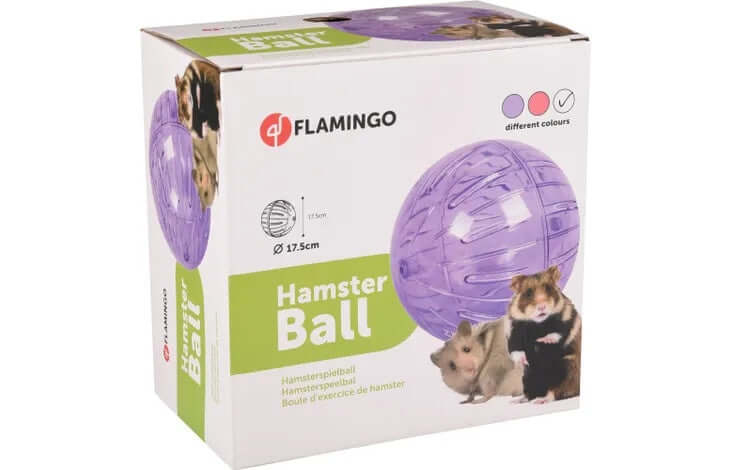 Flamingo Hamster Play-Ball Neon - اكسسوارات الحيوانات الصغيرة - Zue For Pet Supplies Co.