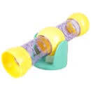 Flamingo St Bertrand Seesaw Tunnel Purple Yellow 26.5LXD5cm - اكسسوارات الحيوانات الصغيرة - Zue For Pet Supplies Co.