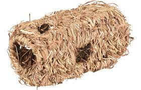 Flamingo Sat Frelly Grass Tunnel for small animals, 21cm, colorful toy for hamsters, guinea pigs, and other small pets.