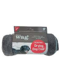 Henry Wag XS dog drying coat, 35 cm, waterproof pet accessory for quick drying and grooming of small dogs.