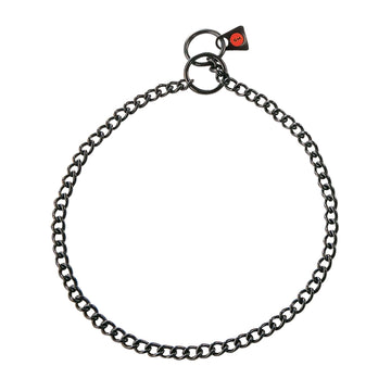 Herm Sprenger Collar Round Links - Stainless Steel Black 2.0mm 35cm /14" - طوق للكلاب - Zue For Pet Supplies Co.