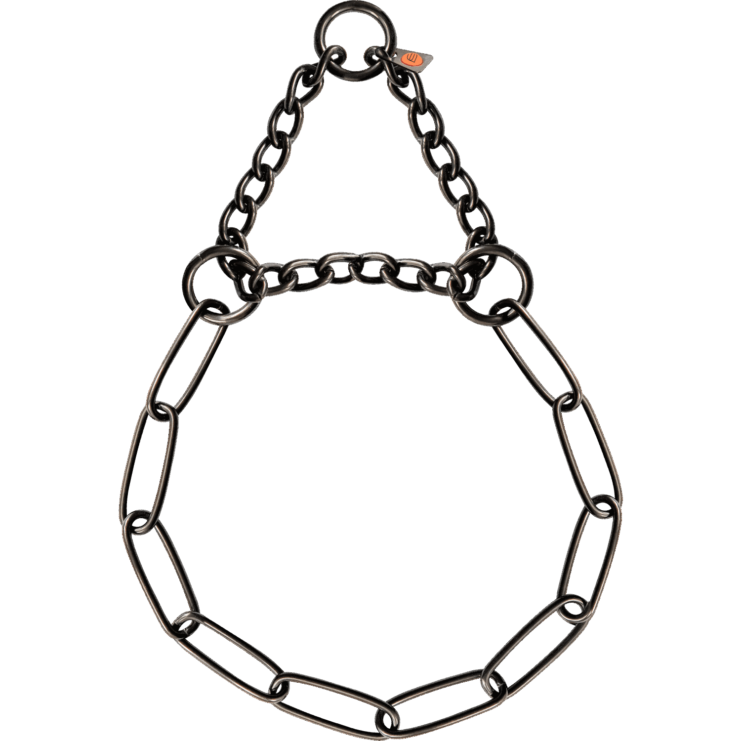 Herm Sprenger Collar with Limited Traction - Stainless Steel Black 3.0mm 46cm /18" - طوق للكلاب - Zue For Pet Supplies Co.