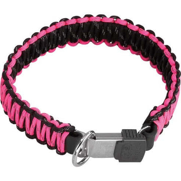 Herm Sprenger PARACORD Collar - reflecting, pink, 60 cm / 24" - طوق للكلاب - Zue For Pet Supplies Co.