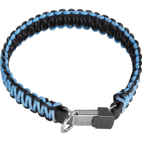 Herm Sprenger PARACORD Collar - reflecting, royal blue, 60 cm / 24" - طوق للكلاب - Zue For Pet Supplies Co.
