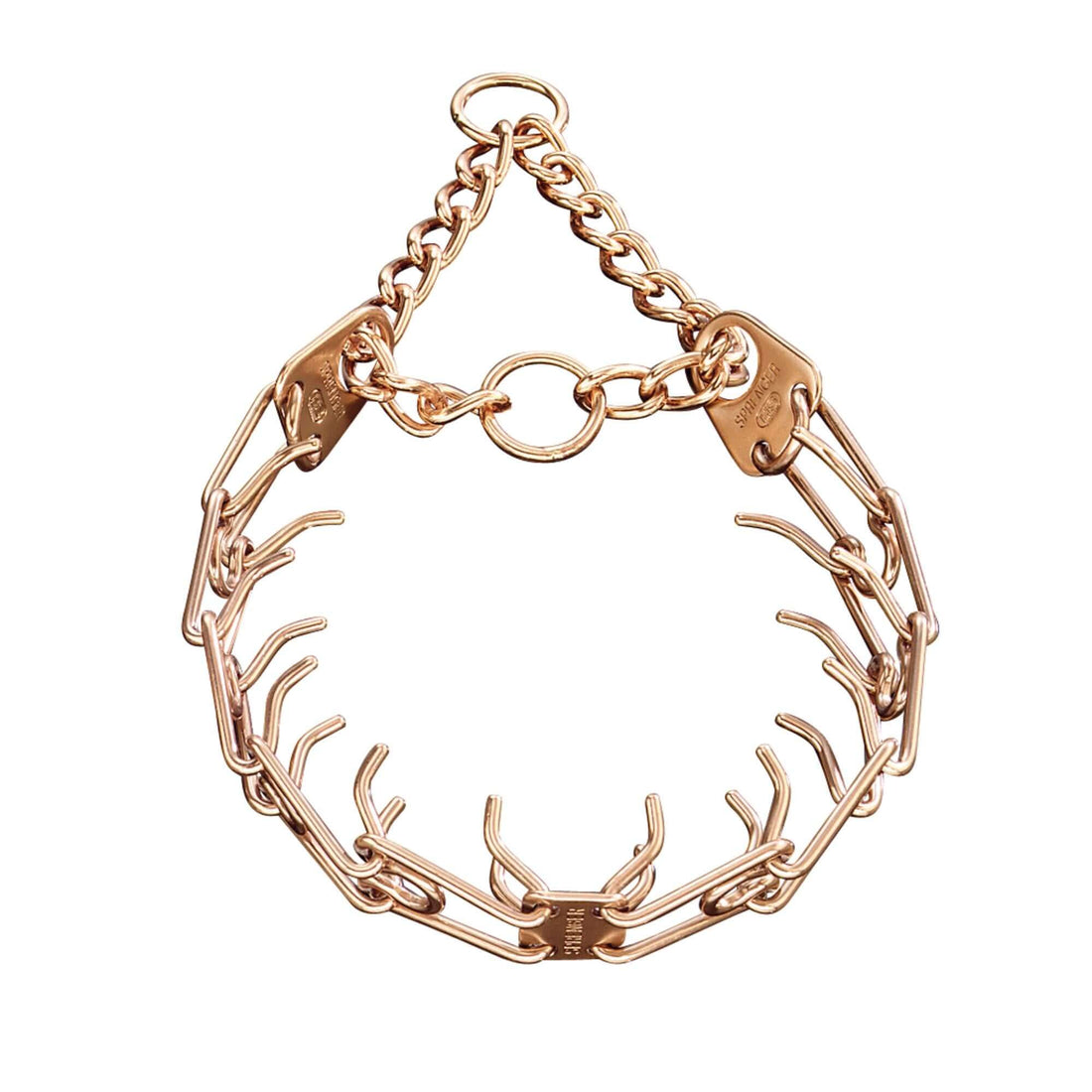 Herm Sprenger ULTRA-PLUS Training Collar with Center-Plate and Assembly Chain - CUROGAN 2.25 mm 41cm / 16" - طوق للكلاب - Zue For Pet Supplies Co.