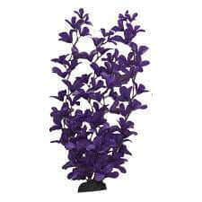 Hugo Kamishi Purple Rotala Silk 20cm aquarium decoration with vibrant purple colors and realistic plant design.