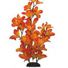 Hugo Sunset Macrandra Silk Aquarium Decoration, 40cm, realistic red and green plant for fish tanks by Hugo Kamishi