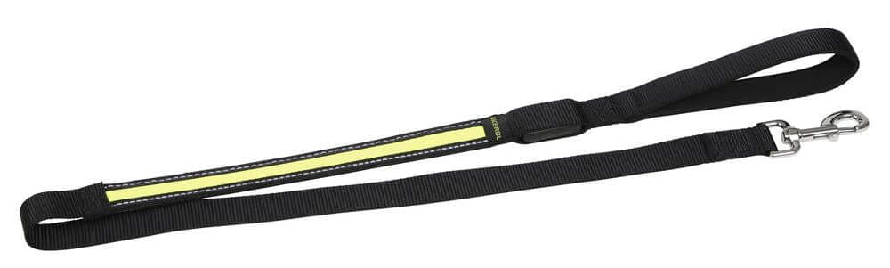 Kerbl Light & Reflex Flashing Dog Leash 2.5x120cm, reflective and illuminated leash for safe walking with pets.