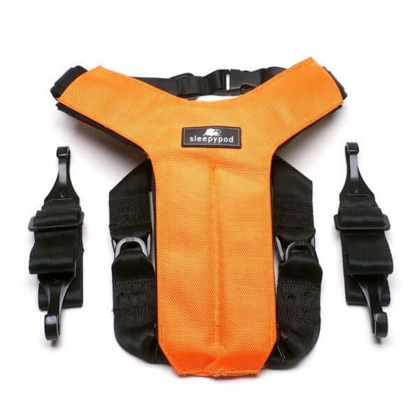 SleepyPod CU-Orange-S Clickit Utility Dog Harness- (S) - مجموعة رباط تحكم وصدرية للكلاب - Zue For Pet Supplies Co.