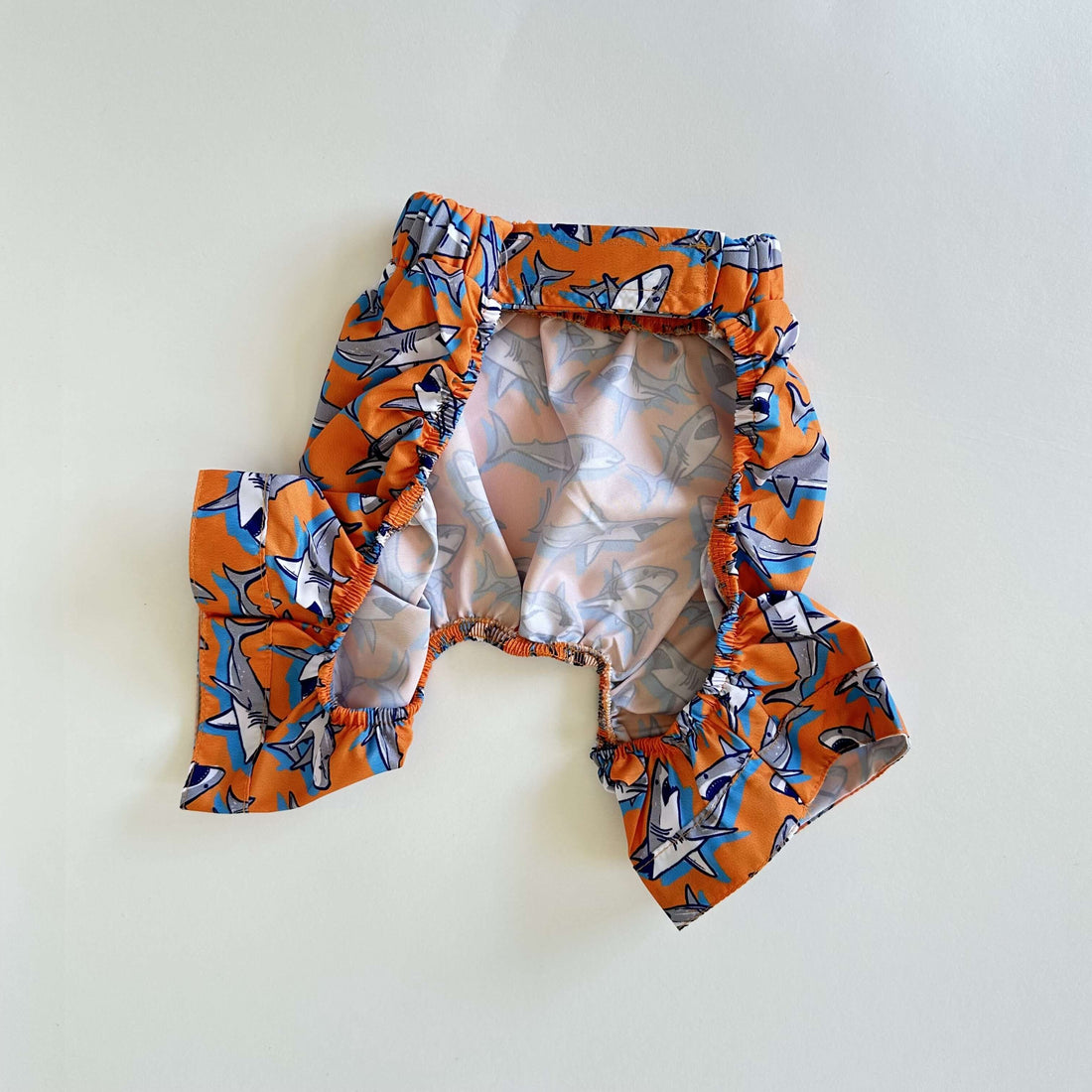 Ziggy Dog Swim Short Orange Shark XXL - ملابس للحيوانات الأليفة - Zue For Pet Supplies Co.