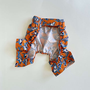 Ziggy Dog Swim Short Orange Shark XXL - ملابس للحيوانات الأليفة - Zue For Pet Supplies Co.