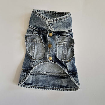 Ziggy Dog Vest Jeans XXL - ملابس للحيوانات الأليفة - Zue For Pet Supplies Co.